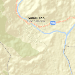 Boboshevo Street Map