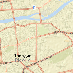 Plovdiv Street Map