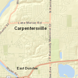 East Dundee Street Map