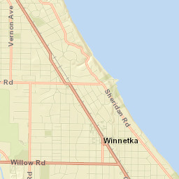 Winnetka Street Map