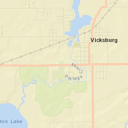 Vicksburg Street Map