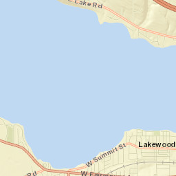 Lakewood Street Map
