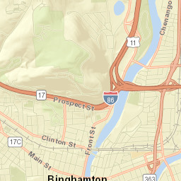 Binghamton Street Map