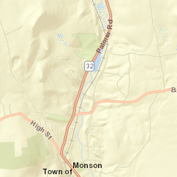 Monson Street Map