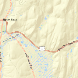 Brimfield Street Map