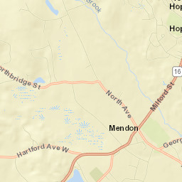 Mendon Street Map