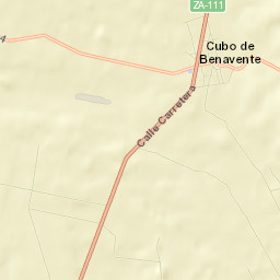 Cubo de Benavente Street Map
