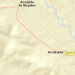 Alcubilla de Nogales Street Map