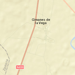 Cimanes de la Vega Street Map