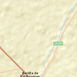 Becilla de Valderaduey Street Map