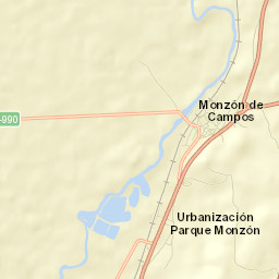 Monzón de Campos Street Map