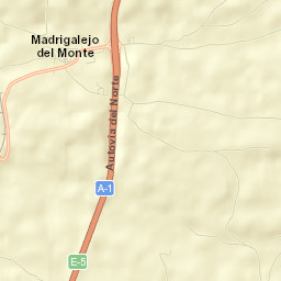 Madrigalejo del Monte Street Map