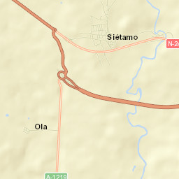 Siétamo Street Map