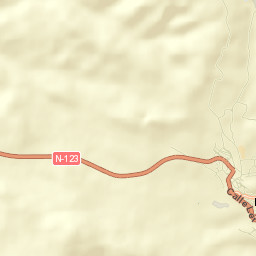 Benavarri / Benabarre Street Map