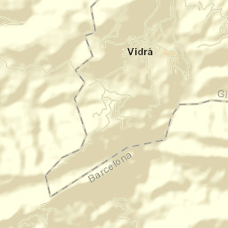 Vidrà Street Map