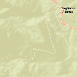 Gagliano Aterno Street Map