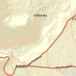 Raiano Street Map