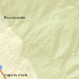 Roccacasale Street Map