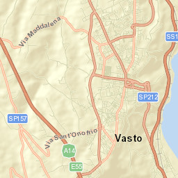 Vasto Street Map