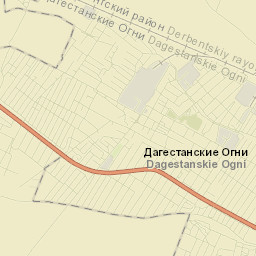 Dagestanskiye Ogni Street Map