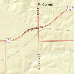 Mount Carroll Street Map