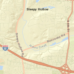 Sleepy Hollow Street Map