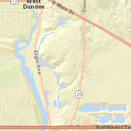 West Dundee Street Map