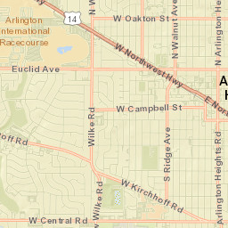 Rolling Meadows Street Map