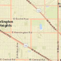 Mount Prospect Street Map