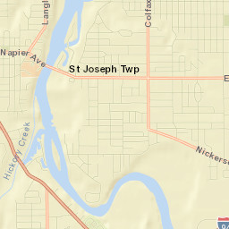 Fair Plain Street Map