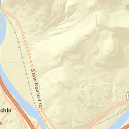 Apalachin Street Map