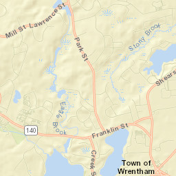 Wrentham Street Map