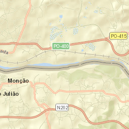 Monção Street Map