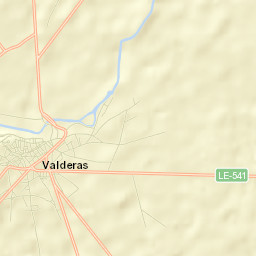 Valderas Street Map