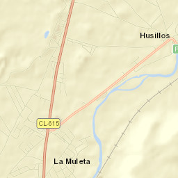 Husillos Street Map