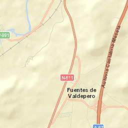 Fuentes de Valdepero Street Map