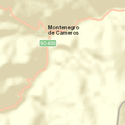 Montenegro de Cameros Street Map