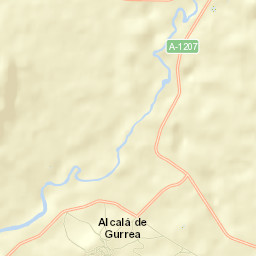 Alcalá de Gurrea Street Map