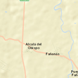 Alcalá del Obispo Street Map