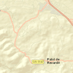 Palol de Revardit Street Map