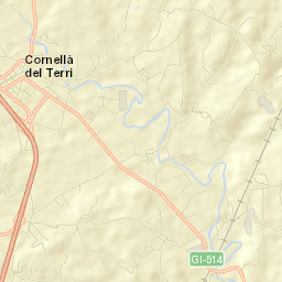 Cornellà del Terri Street Map