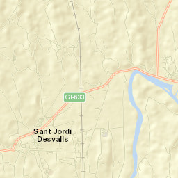 Sant Jordi Desvalls Street Map