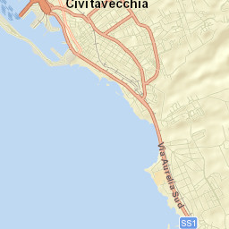 Civitavecchia Street Map