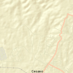 Cesano Street Map