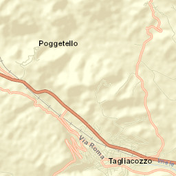 Tagliacozzo Street Map