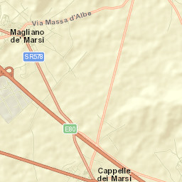 Magliano De'Marsi Street Map