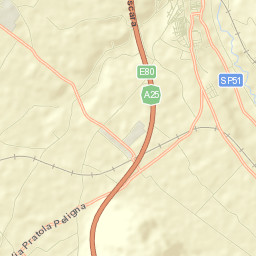 Pratola Peligna Street Map