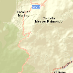 Civitella Messer Raimondo Street Map