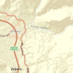 Stari Bar Street Map