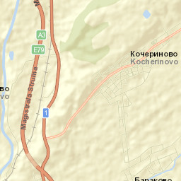Kocherinovo Street Map